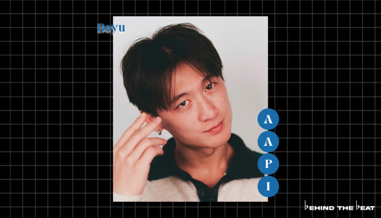 Boyu on the cover of Asian Artists to listen to for AAPI Heritage Month