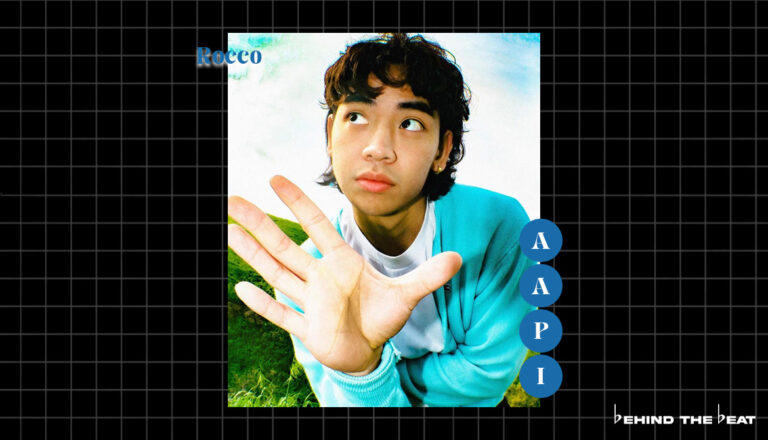 Rocco on the cover of Asian Artists to listen to for AAPI Heritage Month